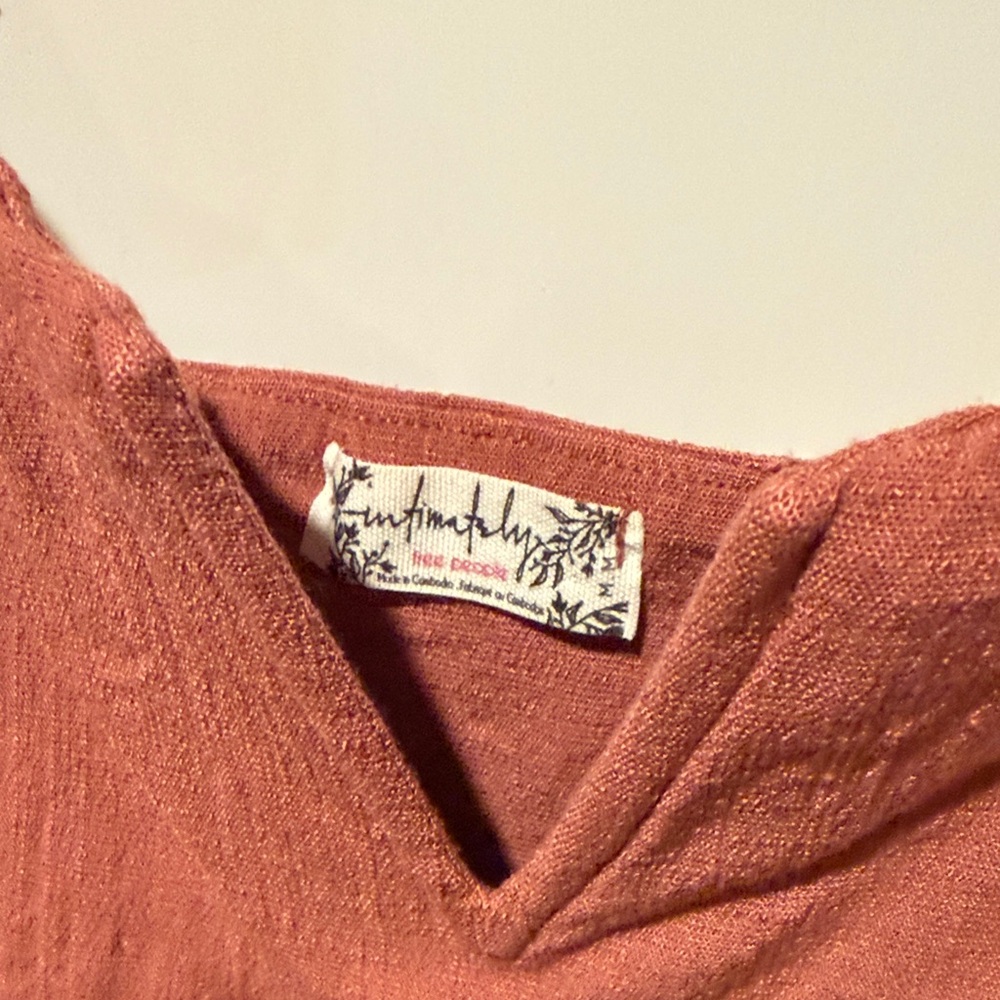 Free People Rust Mini Dress - Picture 2 of 3